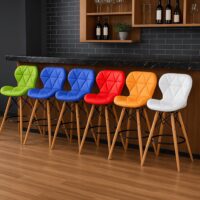 كرسى بارعالى جلد متعدد الالوان