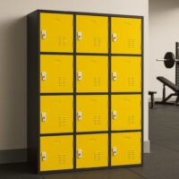 لوكرز تخزبن معدن 12 عين مقاس 180*120*40 سم