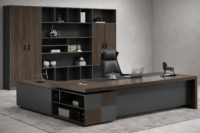 مكتب مدير خشب مقاس 80*180*75سم