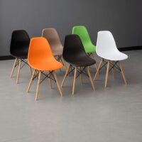 كرسى انتظار متعدد الالوان اكريليك