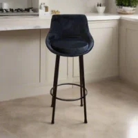 كرسي بار ثابت – اسود